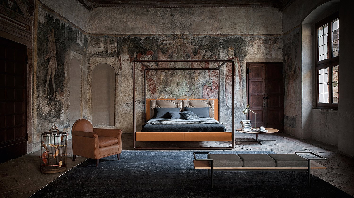 T904 Bench Poltrona Frau — Contemporary Italian Furniture in